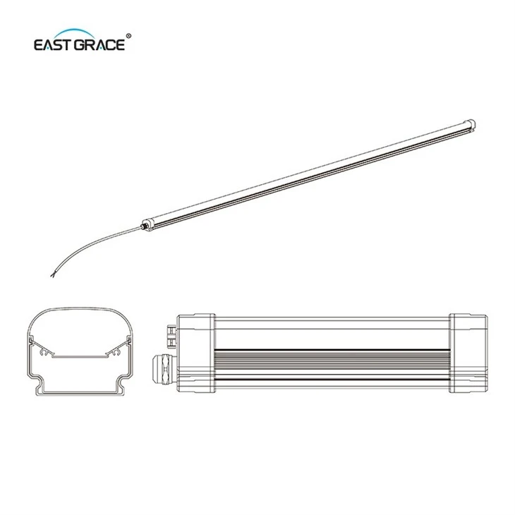 660nm 6252 Triproof Grow Light Bar factory